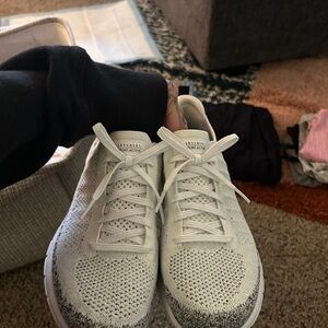 Skechers White Athletic Shoes